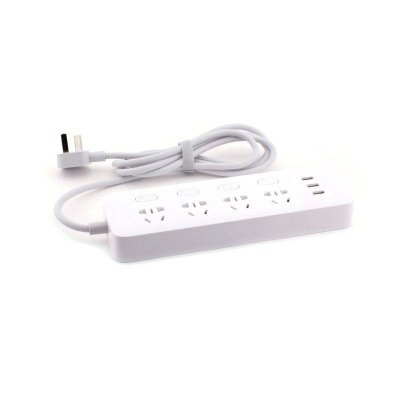 Удлинитель Xiaomi Mi Power Strip (4 розетки + 3 USB) (MJSWSKCXB-01QM) White
